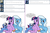 Size: 1204x800 | Tagged: safe, artist:dekomaru, trixie, twilight sparkle, oc, oc:nebula, pony, tumblr:ask twixie, g4, ask, belly button, family, female, lesbian, magical lesbian spawn, offspring, parent:trixie, parent:twilight sparkle, parents:twixie, pregnant, ship:twixie, shipping, tumblr