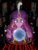 Size: 1536x2048 | Tagged: safe, artist:qzygugu, pinkie pie, equestria girls, g4, clothes, crystal ball, cute, female, fortune teller, madame pinkie, solo, tarot card, turban