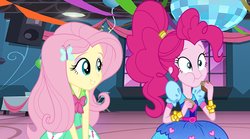 Size: 1199x666 | Tagged: safe, artist:ktd1993, fluttershy, pinkie pie, equestria girls, g4, female, lesbian, ship:flutterpie, shipping