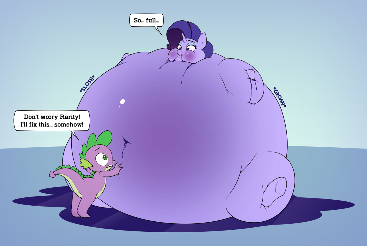 unicorn, bluebarity, blueberry, blueberry inflation, blushing, butt, female...