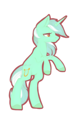 Size: 800x1280 | Tagged: safe, artist:laps-sp, lyra heartstrings, pony, unicorn, g4, female, rearing, simple background, solo, transparent background