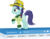 Size: 3222x2519 | Tagged: safe, artist:badumsquish, derpibooru exclusive, oc, oc only, oc:search, earth pony, pony, derpibooru, braid, clothes, derpibooru ponified, explorer, female, hat, high res, jacket, looking up, magnifying glass, meta, ponified, raised hoof, simple background, solo, transparent background