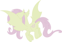 Size: 3577x2453 | Tagged: safe, artist:porygon2z, fluttershy, bat pony, pony, bats!, g4, butt, female, flutterbat, high res, plot, race swap, solo