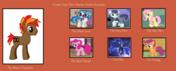 Size: 1024x415 | Tagged: safe, oc, oc only, pony, unicorn, harem, mare