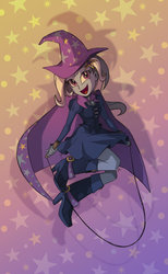 Size: 1024x1662 | Tagged: safe, artist:hexfloog, trixie, equestria girls, g4, boots, cape, clothes, fall formal outfits, female, hat, high heel boots, jump rope, looking at you, shoes, smiling, solo, trixie's cape, trixie's hat
