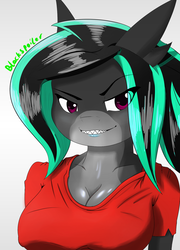 Size: 1080x1500 | Tagged: safe, artist:blackspoiler, oc, oc only, oc:vortex, original species, shark pony, anthro