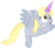 Size: 5090x4472 | Tagged: safe, artist:lydianyan, derpy hooves, pony, g4, my little pony: the movie, absurd resolution, female, flying, hat, movie accurate, party hat, png, simple background, solo, transparent background, underhoof, vector