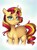 Size: 959x1280 | Tagged: safe, artist:mad-maker-cat, sunset shimmer, pony, unicorn, g4, female, mare, solo
