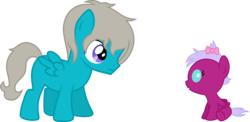 Size: 7014x3420 | Tagged: safe, artist:xboomdiersx, oc, oc only, pony, absurd resolution, baby, baby pony, colt, female, filly, male, simple background, transparent background, vector