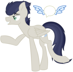 Size: 2140x2112 | Tagged: safe, artist:fastcool, derpibooru exclusive, quibble pants, soarin', pony, g4, fusion, high res, simple background, white background