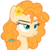 Size: 5000x5010 | Tagged: safe, artist:sollace, pear butter, earth pony, pony, g4, my little pony: friendship is magic, the perfect pear, .svg available, absurd resolution, female, show accurate, simple background, smiling, smug, solo, transparent background, vector