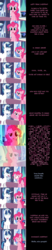 Size: 2000x9675 | Tagged: safe, artist:mlp-silver-quill, pinkie pie, shining armor, earth pony, pony, unicorn, comic:pinkie pie says goodnight, g4, absurd resolution, comic, cracked armor, crystal castle, crystal empire, duo, female, font, male, mare, psychedelic, sleep deprivation, sleepless, stallion, wingdings