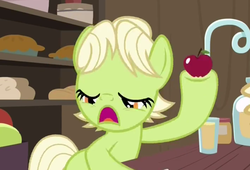 Size: 754x514 | Tagged: safe, screencap, granny smith, earth pony, pony, g4, my little pony: friendship is magic, the perfect pear, female, mare, solo, young granny smith, younger