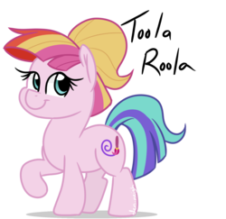 Size: 1024x995 | Tagged: safe, artist:jen-neigh, toola roola, pony, fame and misfortune, g4, female, filly, looking at you, simple background, solo, transparent background