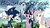 Size: 1280x720 | Tagged: safe, artist:blueaurastreakarts, fluttershy, rainbow dash, twilight sparkle, alicorn, pony, g4, crossover, male, sonic the hedgehog, sonic the hedgehog (series), twilight sparkle (alicorn)