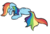 Size: 1231x835 | Tagged: safe, artist:mr square, rainbow dash, pegasus, pony, g4, colored, crying, eyes closed, female, mare, sad, simple background, solo, transparent background