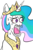 Size: 1068x1600 | Tagged: safe, artist:mr square, princess celestia, alicorn, pony, g4, colored, enel, faic, female, mare, one piece, simple background, solo, transparent background