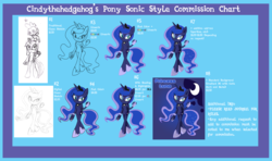 Size: 3200x1900 | Tagged: safe, artist:heroinemarielys, princess luna, spike, twilight sparkle, dragon, anthro, unguligrade anthro, g4, commission info, sonic the hedgehog, sonic the hedgehog (series), sonicified
