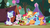 Size: 1920x1080 | Tagged: safe, screencap, apple bloom, applejack, rainbow dash, rarity, scootaloo, sweetie belle, earth pony, pony, campfire tales, g4, my little pony: friendship is magic, carrot, carrot dog, cutie mark crusaders, food, levitation, magic, telekinesis, tent, thermos