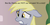 Size: 1150x570 | Tagged: safe, edit, edited screencap, editor:korora, screencap, derpy hooves, pony, g4, triple threat, cropped, doctor who, floppy ears, implied dalek, implied doctor whooves, the power of the daleks, uh oh