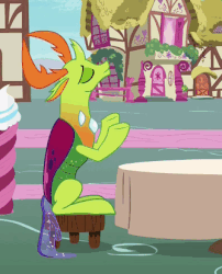 Size: 334x413 | Tagged: safe, screencap, thorax, changedling, changeling, g4, triple threat, animated, facedesk, gif, king thorax