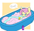 Size: 700x650 | Tagged: safe, artist:grim ponka, fluttershy, pegasus, pony, g4, atg 2017, bath, bathing, boop, bubble bath, cute, female, foam, looking at something, newbie artist training grounds, rubber duck, shyabetes, solo, speech bubble, stray strand, wet mane