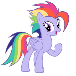 Size: 1500x1500 | Tagged: safe, artist:enzomersimpsons, pinkie pie, rainbow dash, oc, oc only, oc:weather party, pegasus, pony, g4, female, fusion, mare, simple background, solo, transparent background