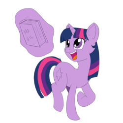 Size: 2000x2000 | Tagged: safe, twilight sparkle, pony, g4, book, female, high res, solo, that pony sure does love books