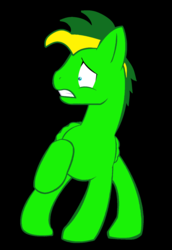 Size: 1024x1487 | Tagged: safe, artist:didgereethebrony, oc, oc only, oc:didgeree, pegasus, pony, needs more saturation, scared, solo