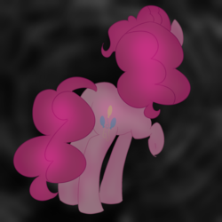Size: 700x700 | Tagged: safe, artist:pansyseed, pinkie pie, earth pony, pony, g4, female, raised hoof, solo