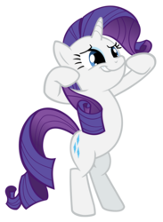 Size: 1024x1401 | Tagged: safe, artist:mlpfim-vectors, rarity, pony, unicorn, g4, green isn't your color, bipedal, female, gesture, mare, simple background, solo, standing up, transparent background, vector
