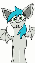 Size: 288x512 | Tagged: safe, oc, oc only, oc:sister note, bat pony, pony, sketch