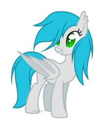 Size: 833x960 | Tagged: safe, artist:magical melody, oc, oc only, oc:sister note, bat pony, pony, 2019 community collab, derpibooru community collaboration, cute, long hair, simple background, solo, transparent background, vector