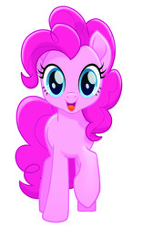 Size: 3185x5060 | Tagged: safe, pinkie pie, g4, my little pony: the movie, absurd resolution, cmyk, female, simple background, solo, vector, white background