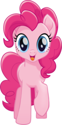 Size: 2391x4814 | Tagged: safe, pinkie pie, g4, my little pony: the movie, cute, diapinkes, female, high res, simple background, solo, transparent background, vector