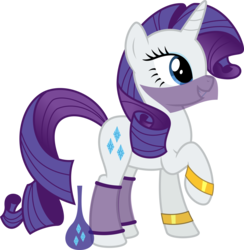 Size: 6400x6555 | Tagged: safe, artist:parclytaxel, rarity, genie, genie pony, pony, unicorn, ain't never had friends like us, ask generous genie rarity, g4, .svg available, absurd resolution, armband, belly dancer, bottle, female, geniefied, leg brace, mare, raised hoof, simple background, smiling, solo, transparent background, vector, veil