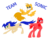 Size: 1024x775 | Tagged: safe, artist:spqr21, pony, deviantart muro, knuckles the echidna, male, miles "tails" prower, ponified, simple background, sonic the hedgehog, sonic the hedgehog (series), transparent background