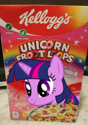Size: 1909x2704 | Tagged: safe, edit, twilight sparkle, pony, g4, cereal, food, froot loops