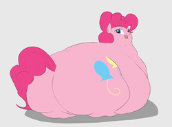 Size: 1224x905 | Tagged: safe, artist:astr0zone, pinkie pie, earth pony, pony, g4, belly, butt, cutie mark, fat, female, huge butt, impossibly large belly, impossibly large butt, large butt, looking at you, morbidly obese, obese, piggy pie, plot, pudgy pie, solo