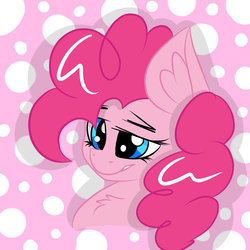 Size: 1024x1024 | Tagged: safe, artist:northwindsmlp, pinkie pie, earth pony, pony, g4, bust, female, portrait, solo