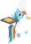 Size: 7997x11546 | Tagged: safe, artist:livehotsun, rainbow dash, pegasus, pony, g4, absurd resolution, bread, chef, chef's hat, female, food, hat, mare, simple background, solo, transparent background, vector