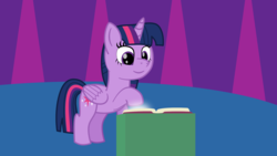 Size: 1920x1080 | Tagged: safe, artist:sazerlite, twilight sparkle, alicorn, pony, g4, atg 2017, book, female, newbie artist training grounds, reading, solo, twilight sparkle (alicorn)