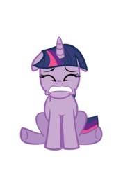 Size: 595x842 | Tagged: safe, artist:elementaggregator, twilight sparkle, pony, unicorn, g4, lesson zero, .svg available, female, floppy ears, mare, simple background, sitting, solo, svg, transparent background, vector