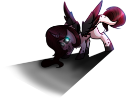 Size: 1024x811 | Tagged: safe, artist:fizzy2014, oc, oc only, oc:esther, alicorn, pony, curved horn, female, horn, mare, simple background, solo, transparent background