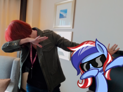 Size: 1198x902 | Tagged: safe, oc, pony, babscon, dab, dabfaust, irl, lauren faust, photo