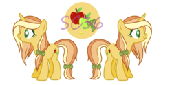 Size: 1024x502 | Tagged: safe, artist:silvercloud36, oc, oc only, oc:jubilee, pony, offspring, parent:applejack, parent:flam, parents:flamjack