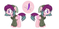 Size: 1024x501 | Tagged: safe, artist:silvercloud36, oc, oc only, pony, offspring, parent:aria blaze, parent:normal norman