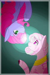 Size: 2000x3000 | Tagged: safe, artist:evakulisreal, oc, oc only, pony, duo, high res, neck rings
