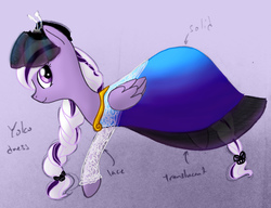 Size: 3093x2380 | Tagged: safe, artist:beetrue, oc, oc only, oc:yoko, pegasus, pony, clothes, dress, female, gala dress, high res, mare, solo