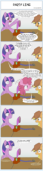 Size: 1280x5042 | Tagged: safe, artist:halflingpony, applejack, pinkie pie, twilight sparkle, alicorn, pony, g4, comic, newbie artist training grounds, phone, pinkie being pinkie, slice of life, technology, twilight sparkle (alicorn)